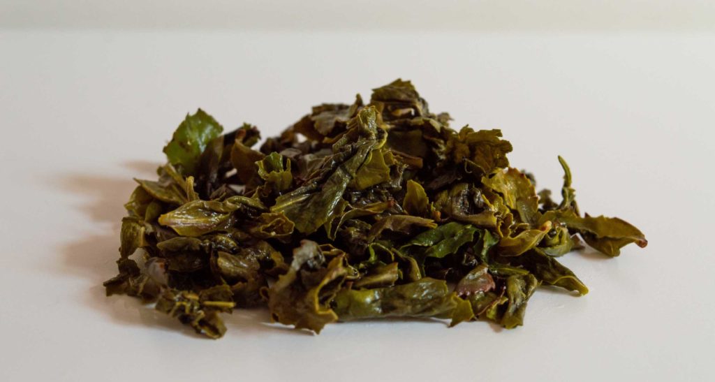 dégustation_the oolong_anxi tie guan yin_feuilles infusées