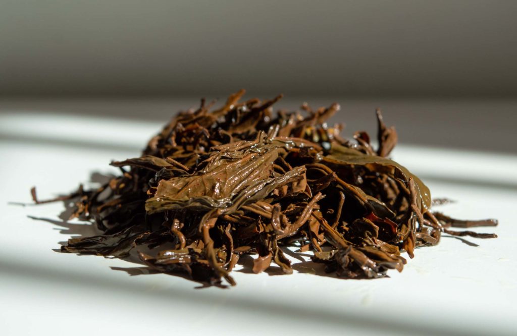thé-noir-coréen-feuilles-infusées