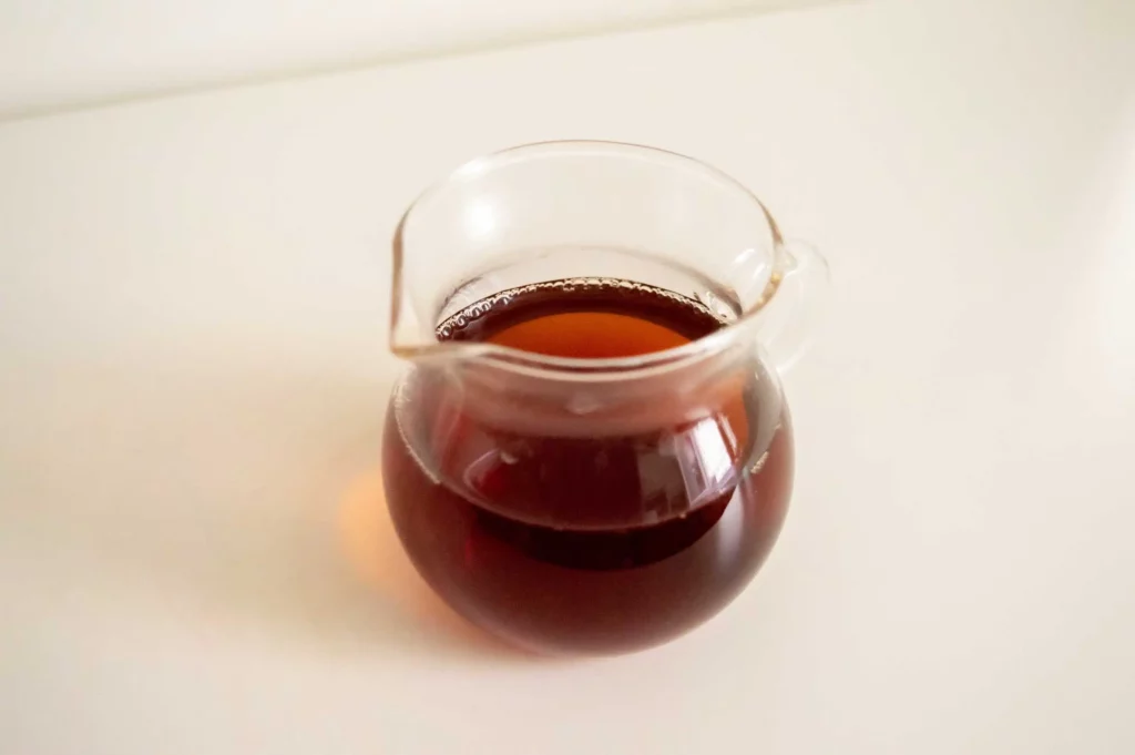 thé noir keemun liqueur rouge